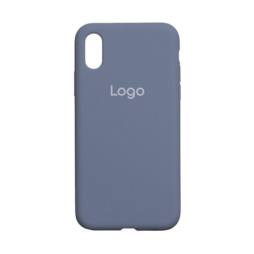 Чохол Silicone Case Full Size (AA) для iPhone Xr Колір 28.Lavender Grey