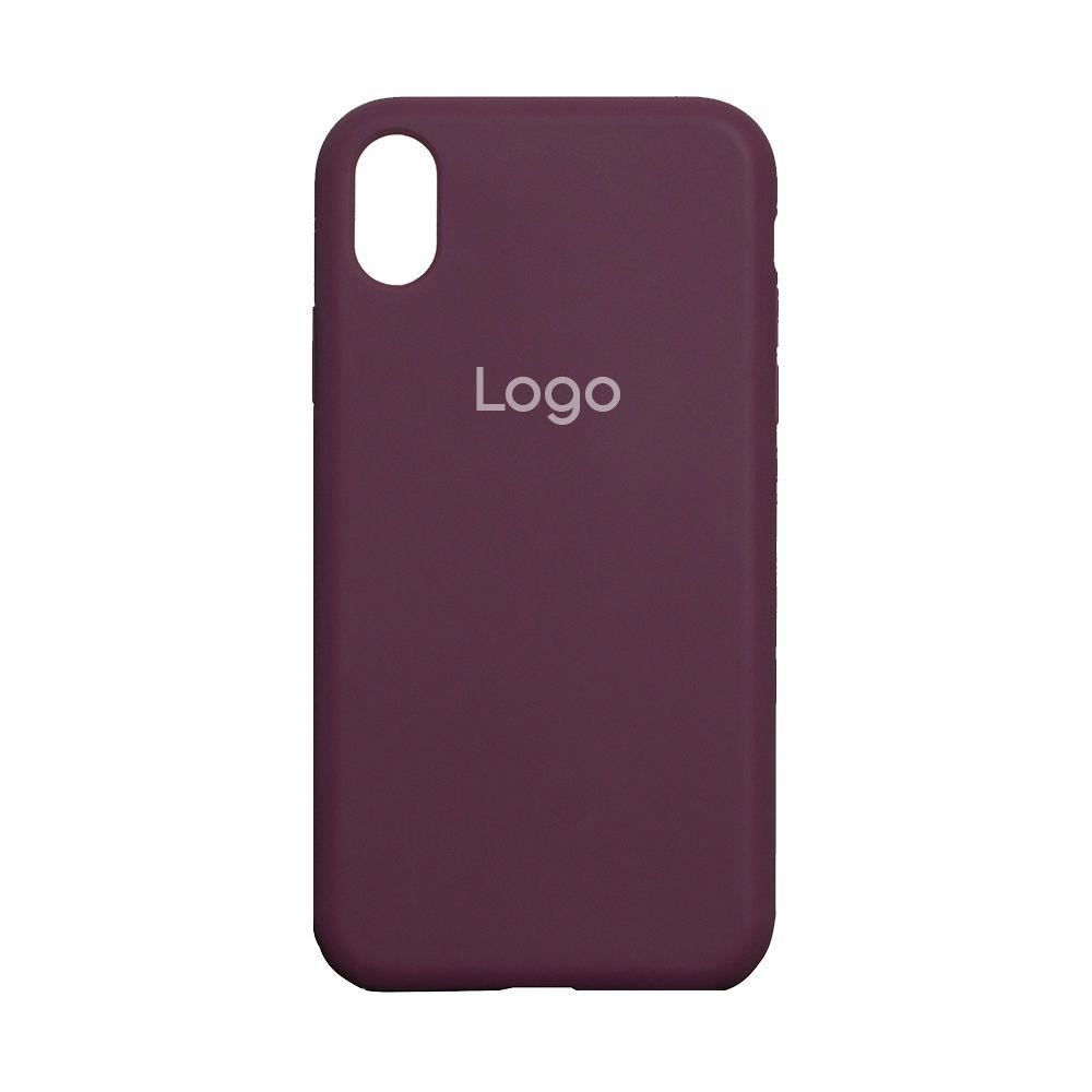 Чохол Silicone Case Full Size (AA) для iPhone Xr Колір 42.Maroon