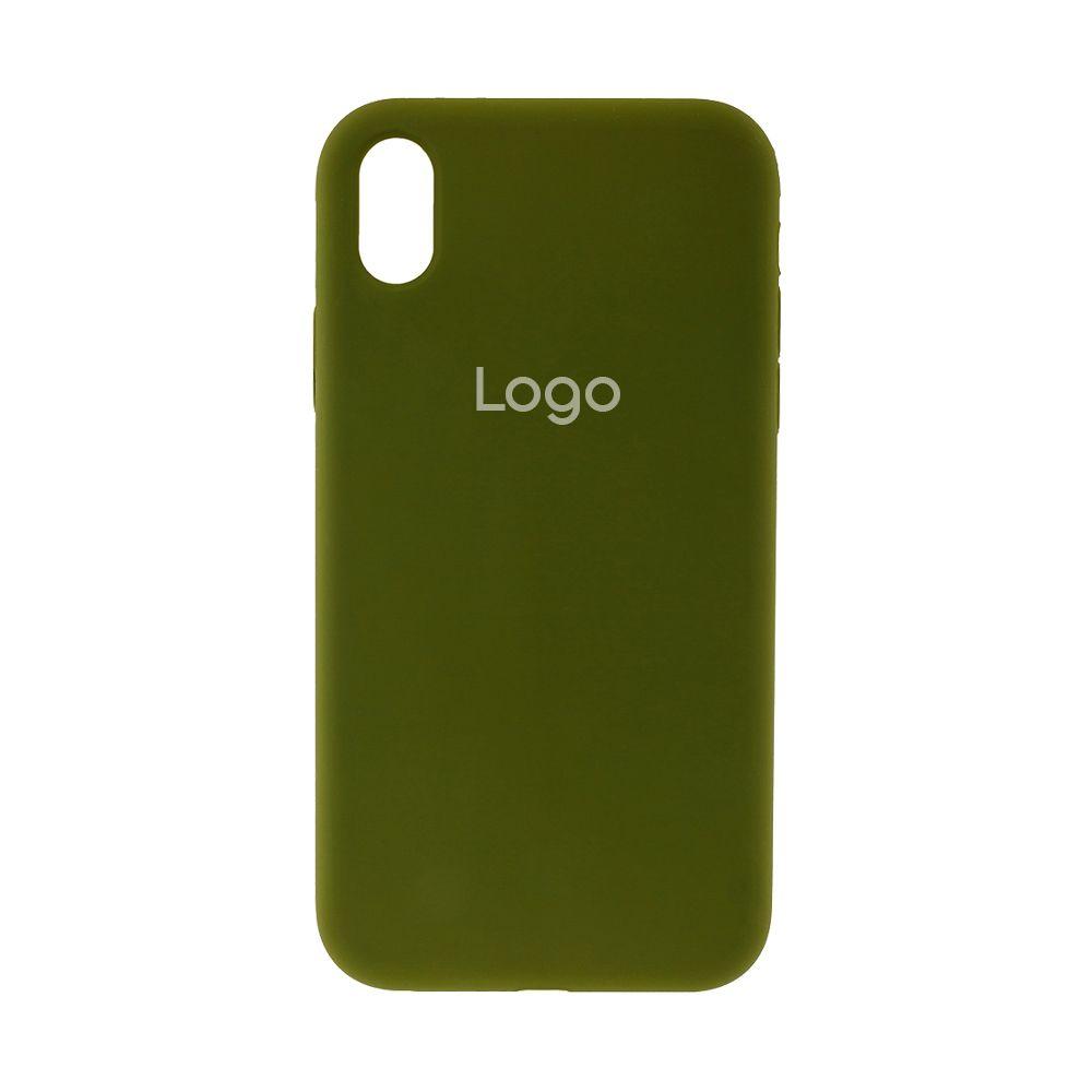 Чохол Silicone Case Full Size (AA) для iPhone Xr Колір 45.Army Green