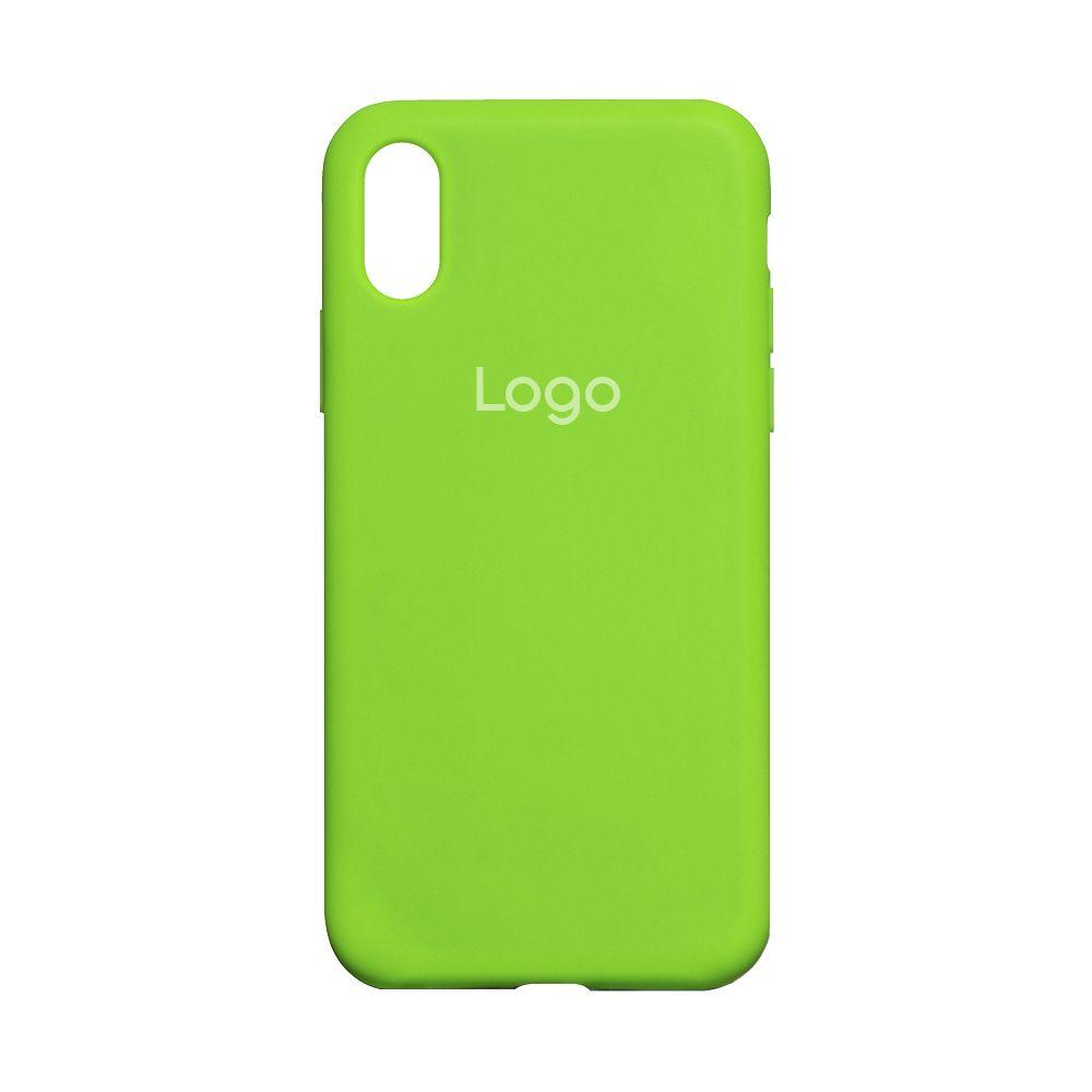 Чохол Silicone Case Full Size (AA) для iPhone Xr Колір 40.Shiny Green