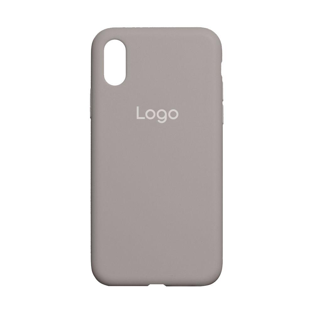 Чохол Silicone Case Full Size (AA) для iPhone Xs Max Колір 23.Pebble