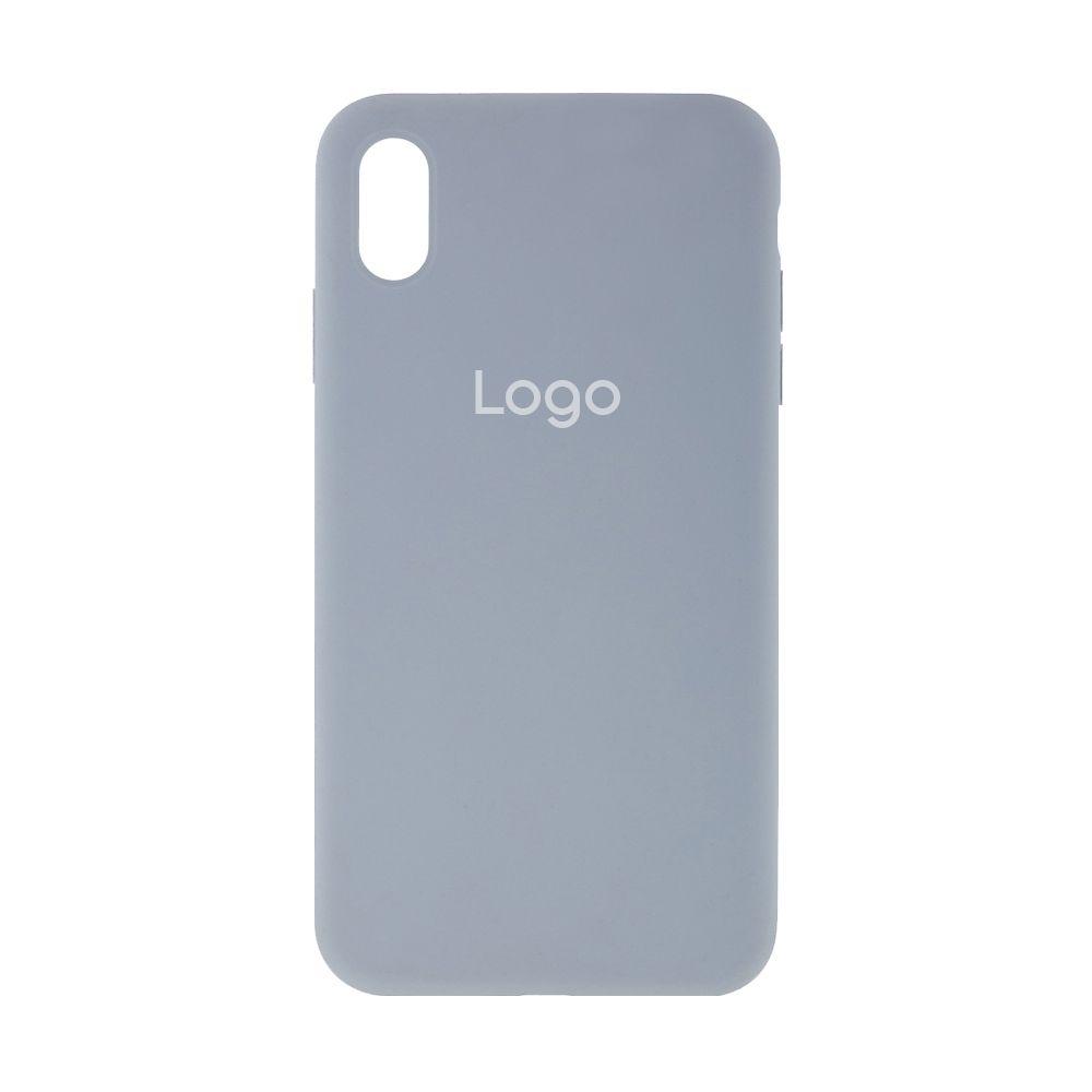 Чохол Silicone Case Full Size (AA) для iPhone Xs Max Колір 26.Mist Blue
