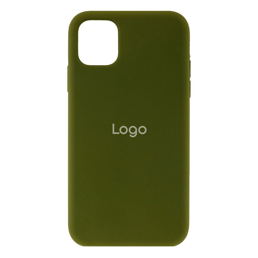Чохол Silicone Case Full Size (AA) для iPhone 11 Колір 45.Army Green