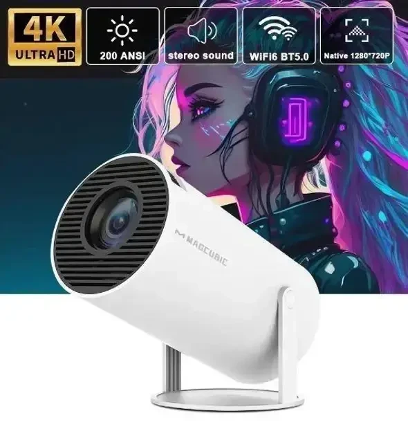 УЦЕНКА! Мультимедийный портативный мини-проектор Magcubic HY300 Android 12 (Повреждение корпуса 2681)