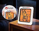 Термогігрометр реєстратор ThermoPro TP350 з Bluetooth, контроль, запис та оповіщення через додаток до 80 м, фото 5