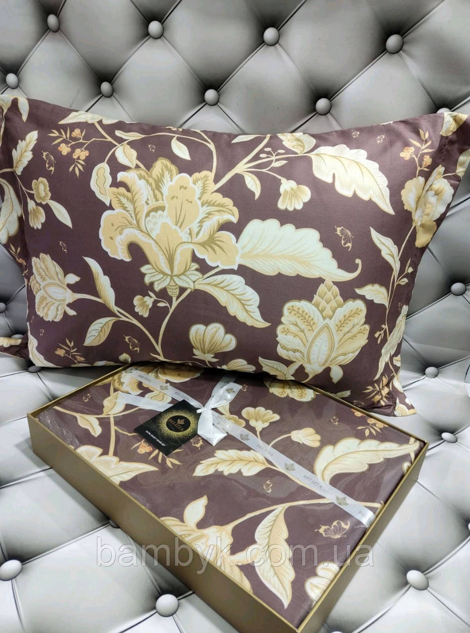 Постільна білизна Belizza "Versage" сатин Dijital 3D преміум євро-розміру бавовняна Туреччина