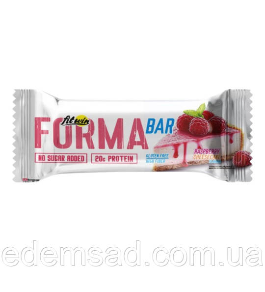 Протеїновий батончик  FitWin 33% FormaBar,  60 грамів, (20 грамів білку) Без цукру. Малиновий чізкейк.