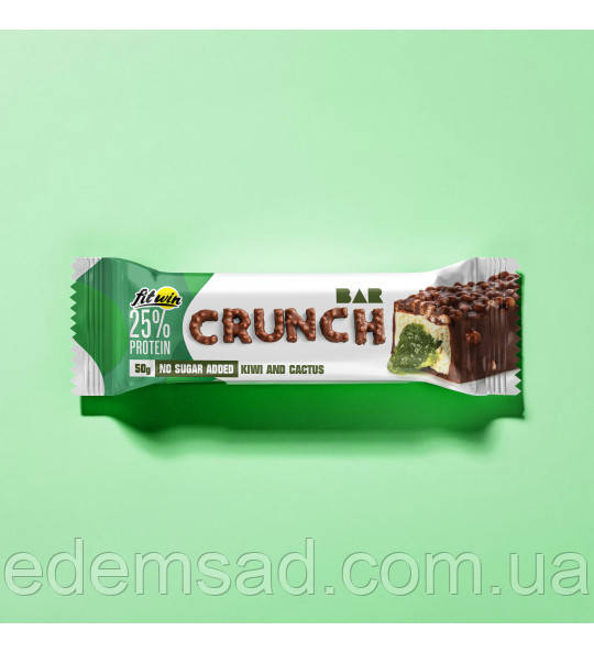 Протеїнові батончики FitWin, Crunch Bar "Ківі та кактус"