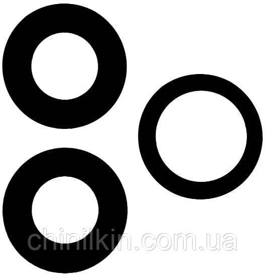 Скло камери для iPhone 16 Pro (комплект) Black, фото 1