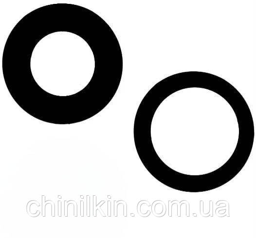 Скло камери для iPhone 16 Plus (комплект) Black, фото 1