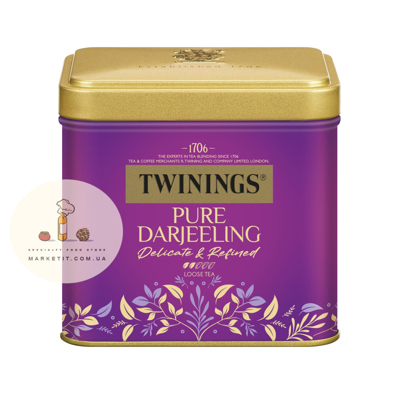Чай чорний листовий Twinings Pure Darjecting, Англія 100 г., фото 1
