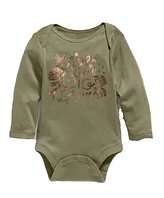 Трикотажний боді з довгим рукавом для дівчинки 68 см