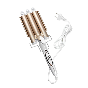 Плойка для волосся потрійна хвиля для завивки волосся Geemy GM-1988