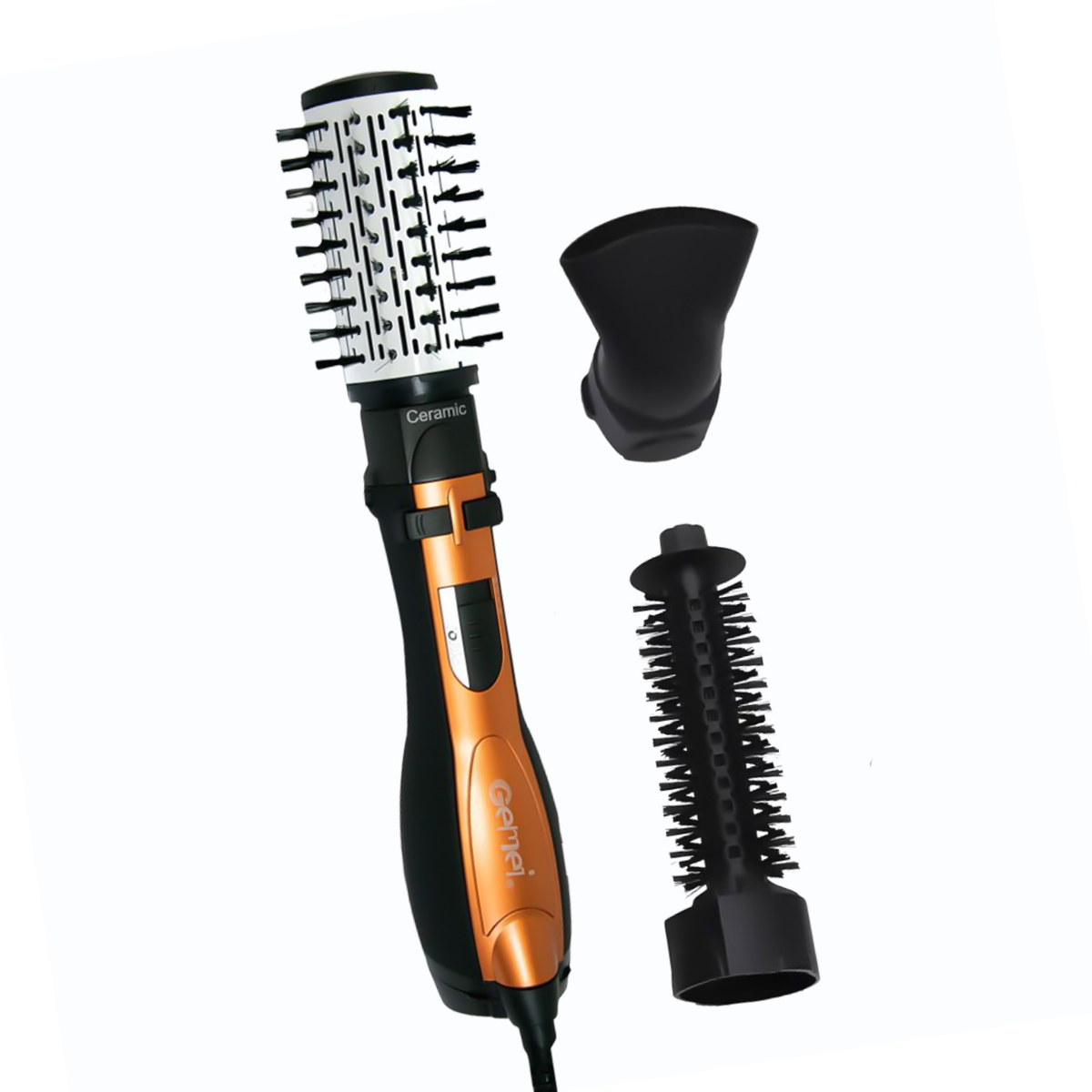 Фен-щітка браш з обертанням 3 в 1 Gemei GM 4828 Professional Hot Air Styler