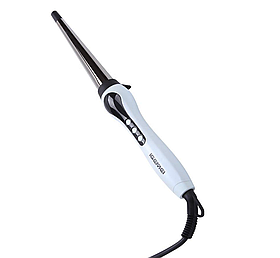 Професійна конусна плойка для створення локонів Geemy GM-403 з екраном