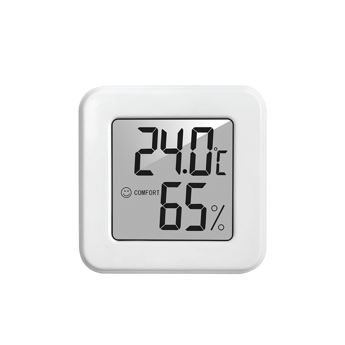 Цифровий термометр гігрометр Multi-function Electronic Hygrometer 1207 White