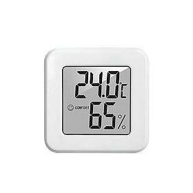 Цифровий термометр гігрометр Multi-function Electronic Hygrometer 1207 White