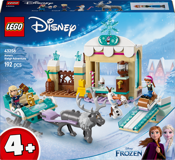 Конструктор LEGO Disney Холодне серце Пригоди Анни на санях 192 деталі (43256)