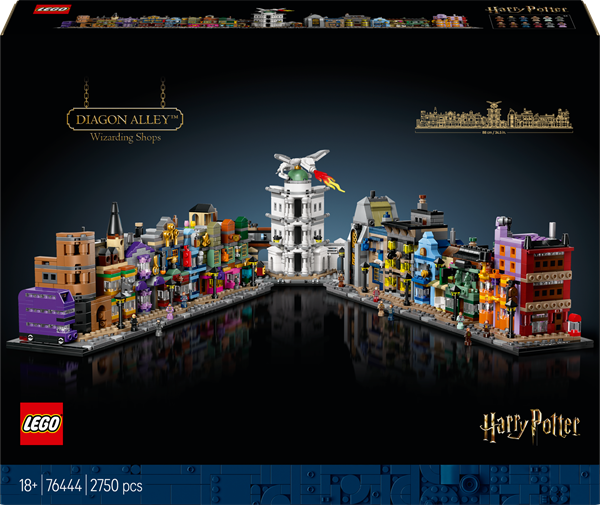Конструктор LEGO Harry Potter Алея Діагон Колдовські магазини 2750 деталей (76444)