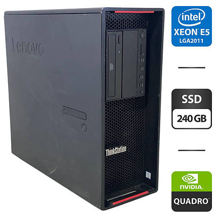 Робоча станція Lenovo ThinkStation P510 MT/ Xeon E5-2697 v3/ 64 GB RAM/ 240 GB SSD/ Quadro M2000 4GB, фото 1