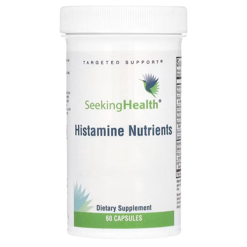 Гістамінові поживні речовини, Histamine Nutrients, Seeking Health, 60 капсул