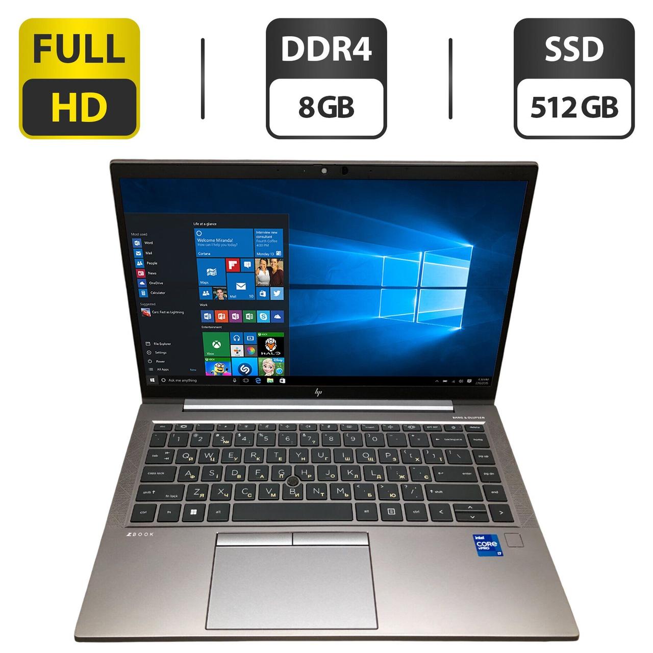 Ультрабук Б-клас HP ZBook Firefly 14 G8/ 14" (1920x1080)/ Core i7-1185G7/ 8 GB RAM/ 512 GB SSD/ Iris Xe