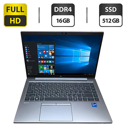 Ультрабук Б-клас HP ZBook Firefly 14 G8/ 14" (1920x1080)/ Core i7-1185G7/ 16 GB RAM/ 512 GB SSD/ Iris Xe, фото 1