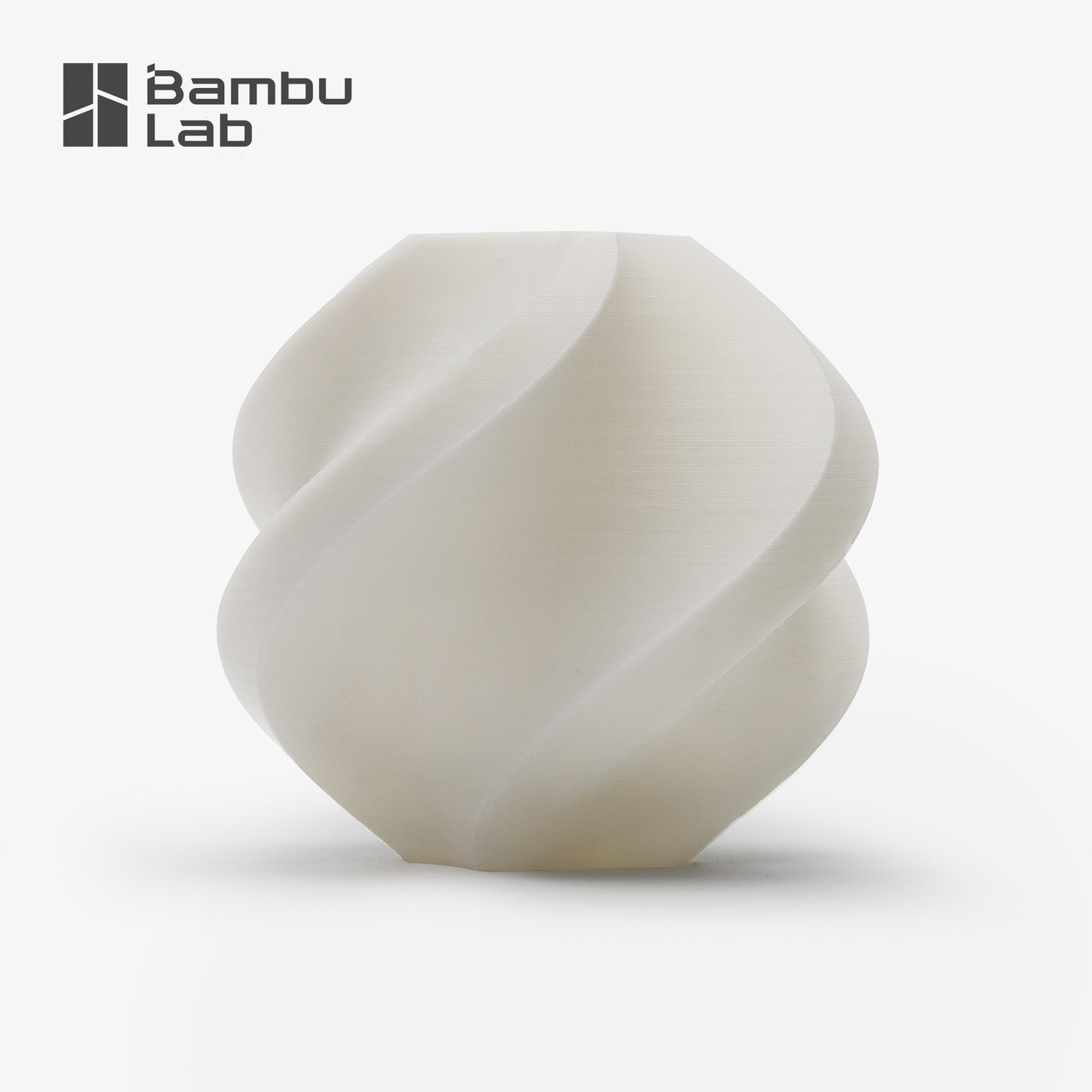 Пластик Bambu Lab PLA Basic Jade White (10100), без котушки