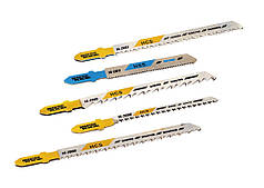 Набір пиляльних полотен для лобзика MASTERTOOL 5 шт дерево/метал (14-2806/2807/2808/2809/2811) 14-2850