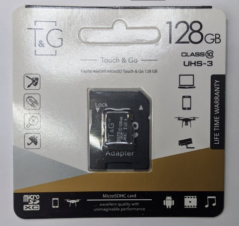 Карта пам'яті micro TG 64 GB class 10 (з адаптером)