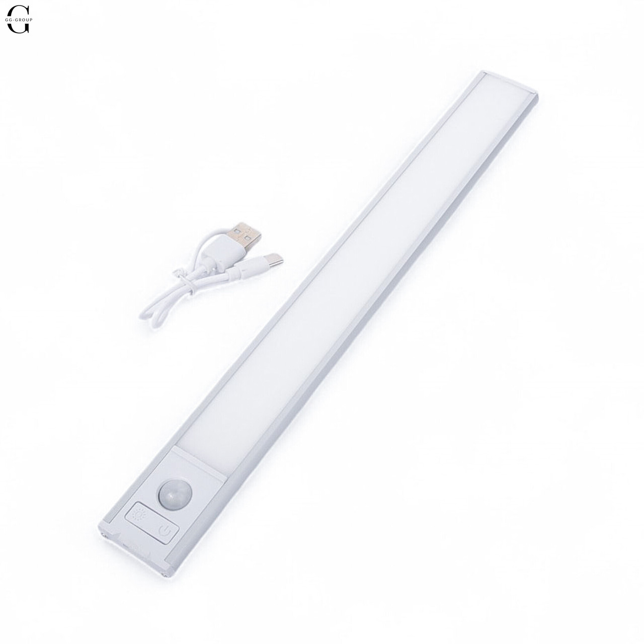 Портативна лампа з датчиком руху та USB зарядкою 30cm 8646, фото 1