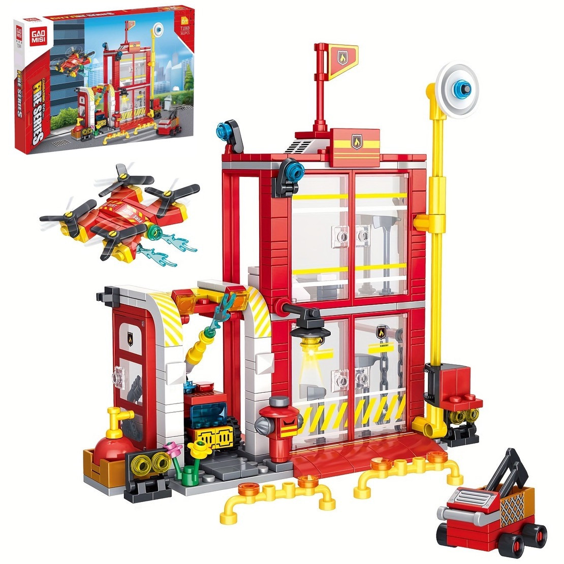 Конструктор Fire "Пожежна станція" (362 деталі) арт. T 1069, фото 1