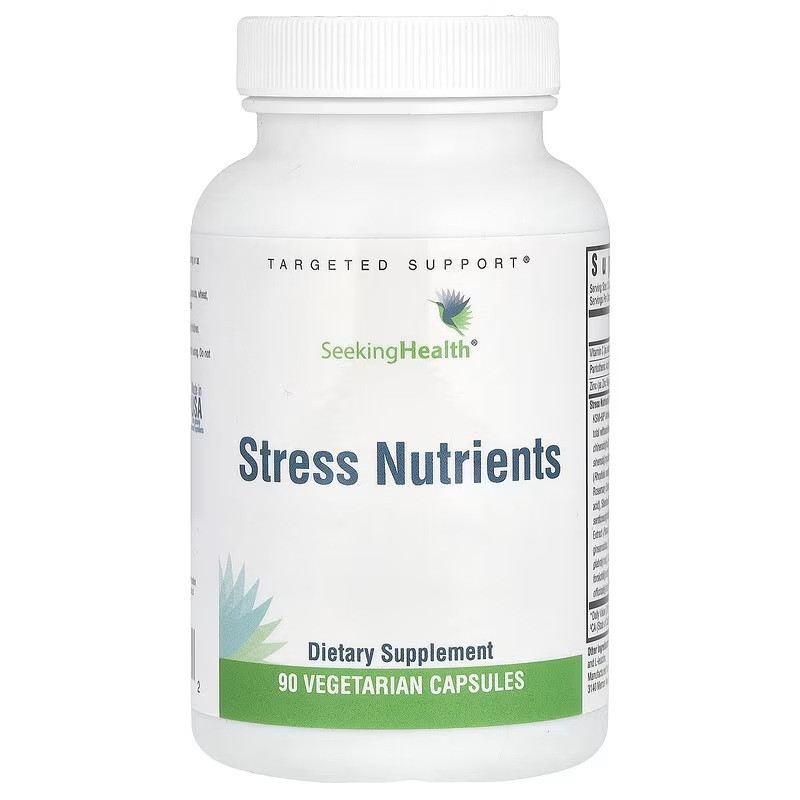 Живильні речовини для надниркових залоз, Stress Nutrients, Seeking Health, 90 капсул