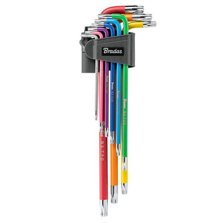 Набір ключів TORX TX 10-50 9 шт. мультиколор /
подовжені, DIY-HKT42-EL/B, фото 1