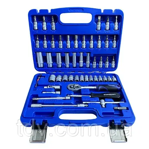 Haбop инcтpумeнтa 1/4" 5З eд. ST-145З CTAHДAPT