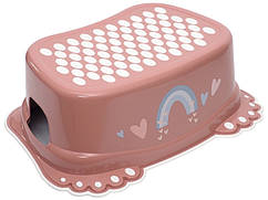 Сходинки дитячі антиковзкі у ванну METEO pink