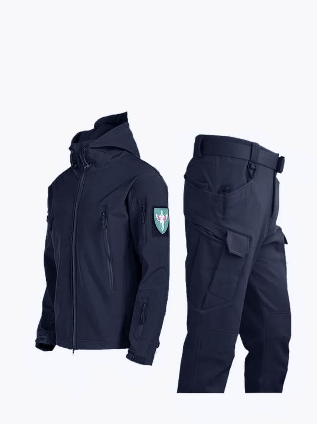 Костюм Тактичний софтшел Синій ДСНС Синій Soft Shell на флісі Gwild ТМ, фото 1