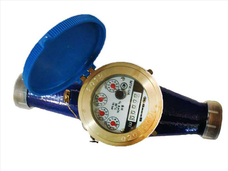 Лічильник холодної води 1" 2,5 куб. м чавун + штуцери Gross Techno-Torba Гарант Якості