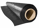 Плівка чорна поліетиленова 100 мкм 3 м для мульчування, будівництва, захисту, саду та озерам, фото 2