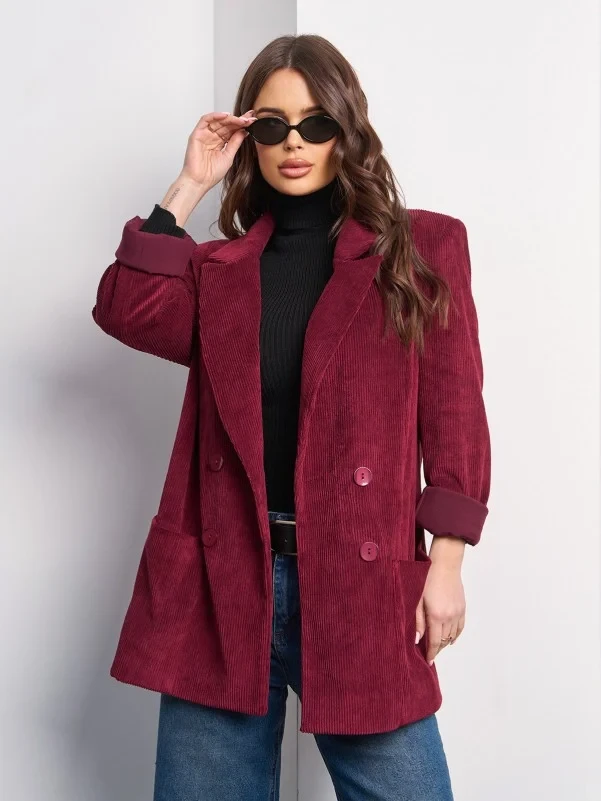 Жіночий вельветовий піджак, фото 1