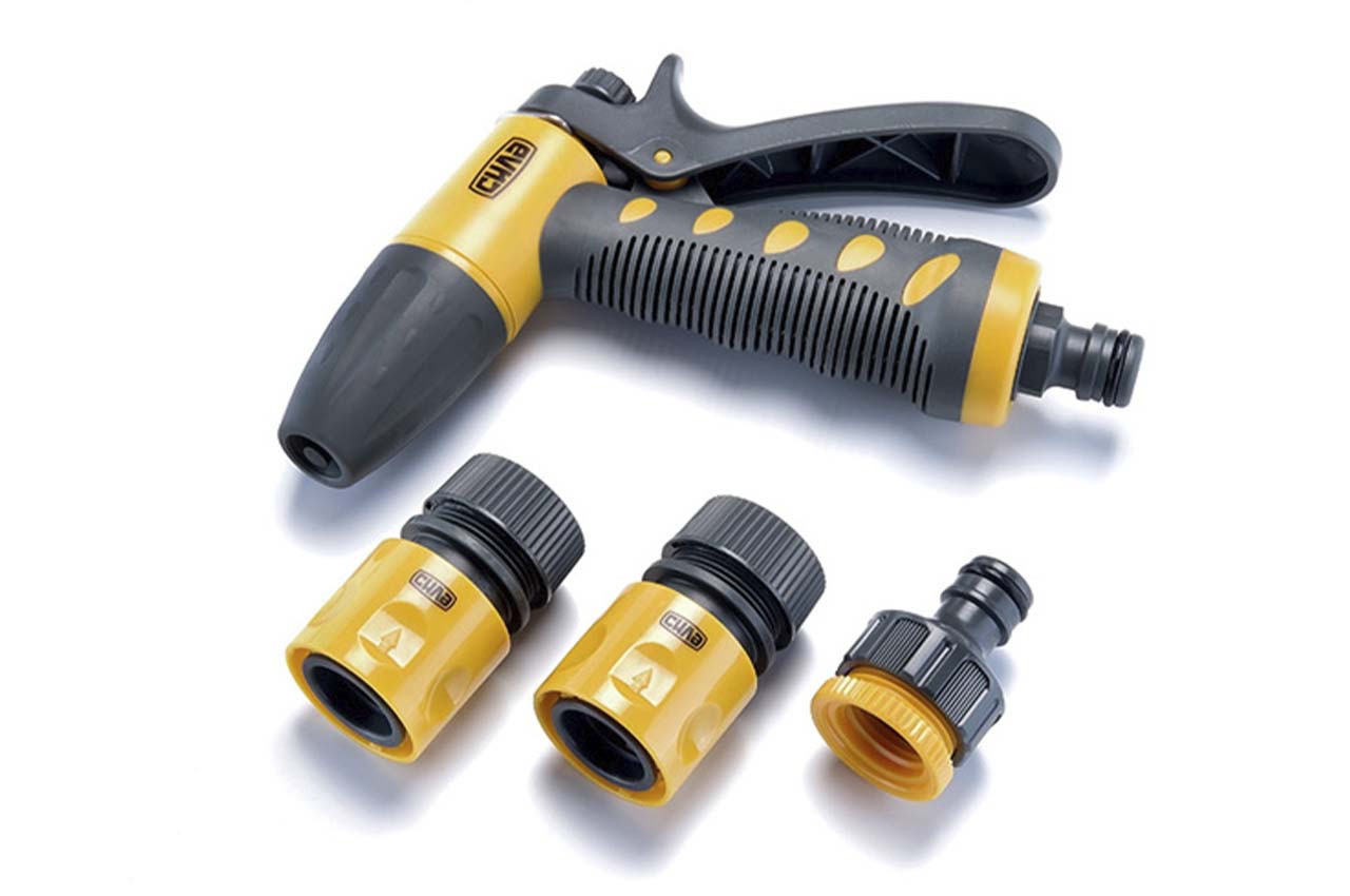 Конектор з аквастопом Сила пластиковий 1/2" для шланга, Китай