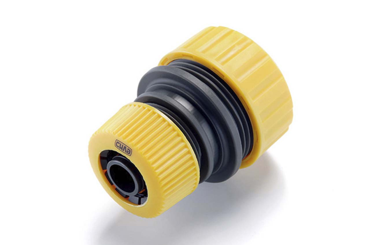 Муфта ремонтна для шлангу Сила 1/2" x 3/4" пластиковий конектор для поливу (551153)