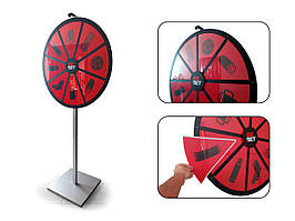 Колесо фортуни для змінної інформації, діаметр колеса 1000 мм (Змінні вставки: Є; )