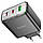 Мережевий зарядний пристрій HOCO CS44A Smart PD65W(2C1A) charger(EU) Black, фото 4