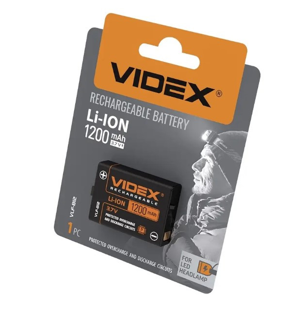 Акумулятор VIDEX VLF-B12 3.7v 1200mAh літій-іонний з захистом, фото 1