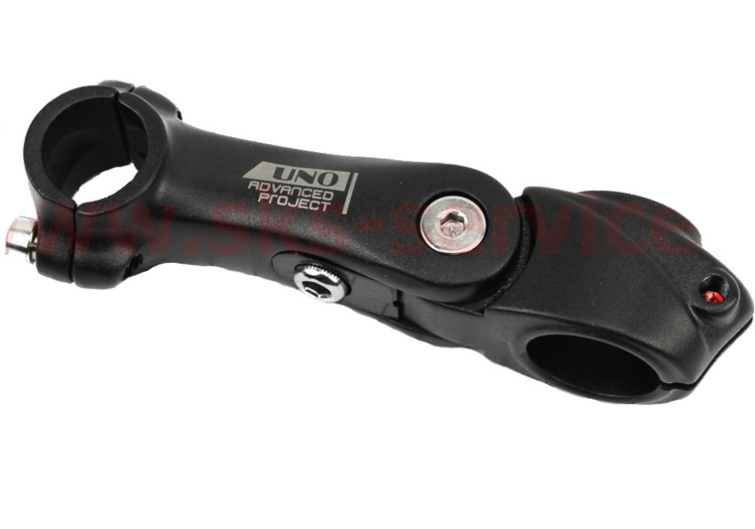 Винос керма UNO AS-828 28,6х25,4х115мм регульований алюмінієвий, фото 1