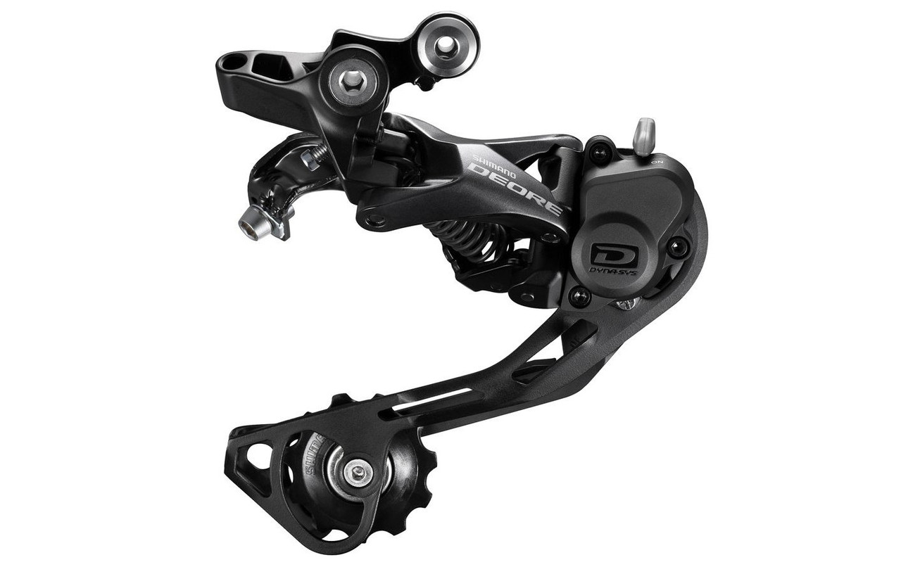 Перемикач задній Shimano RD-M6000SGS Deore Shadow+ 10 швидкостей середній важиль без пакування, фото 1