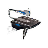 Стаціонарний лобзик DREMEL Moto-Saw (MS20-1/5) в чемодані з 5 пиляльними полотами та паралельною напрямною