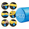 Масажний ролик 4FIZJO CARE+ EVA 90 x 15 см (валик, ролер) 4FJ0116 Blue Poland, фото 9