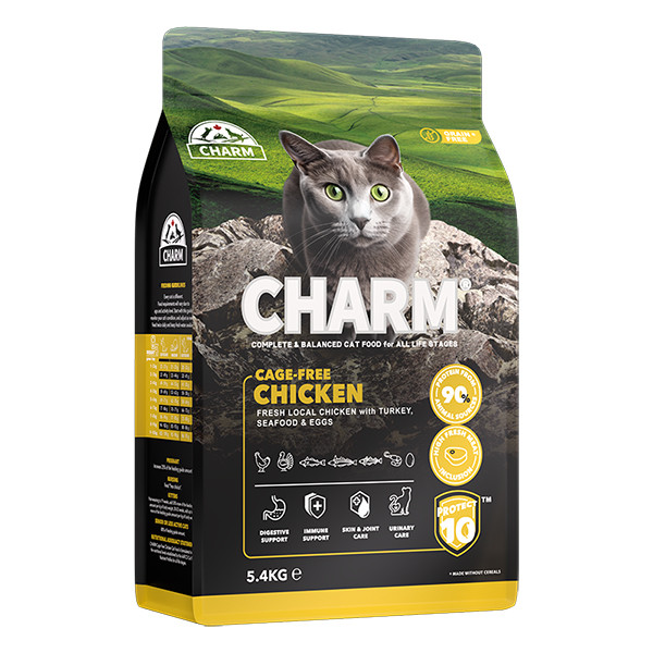 Сухий беззерновий холістик корм для котів Charm Cage-Free Chicken курка вільного вигулу 5.4 кг (1001454)